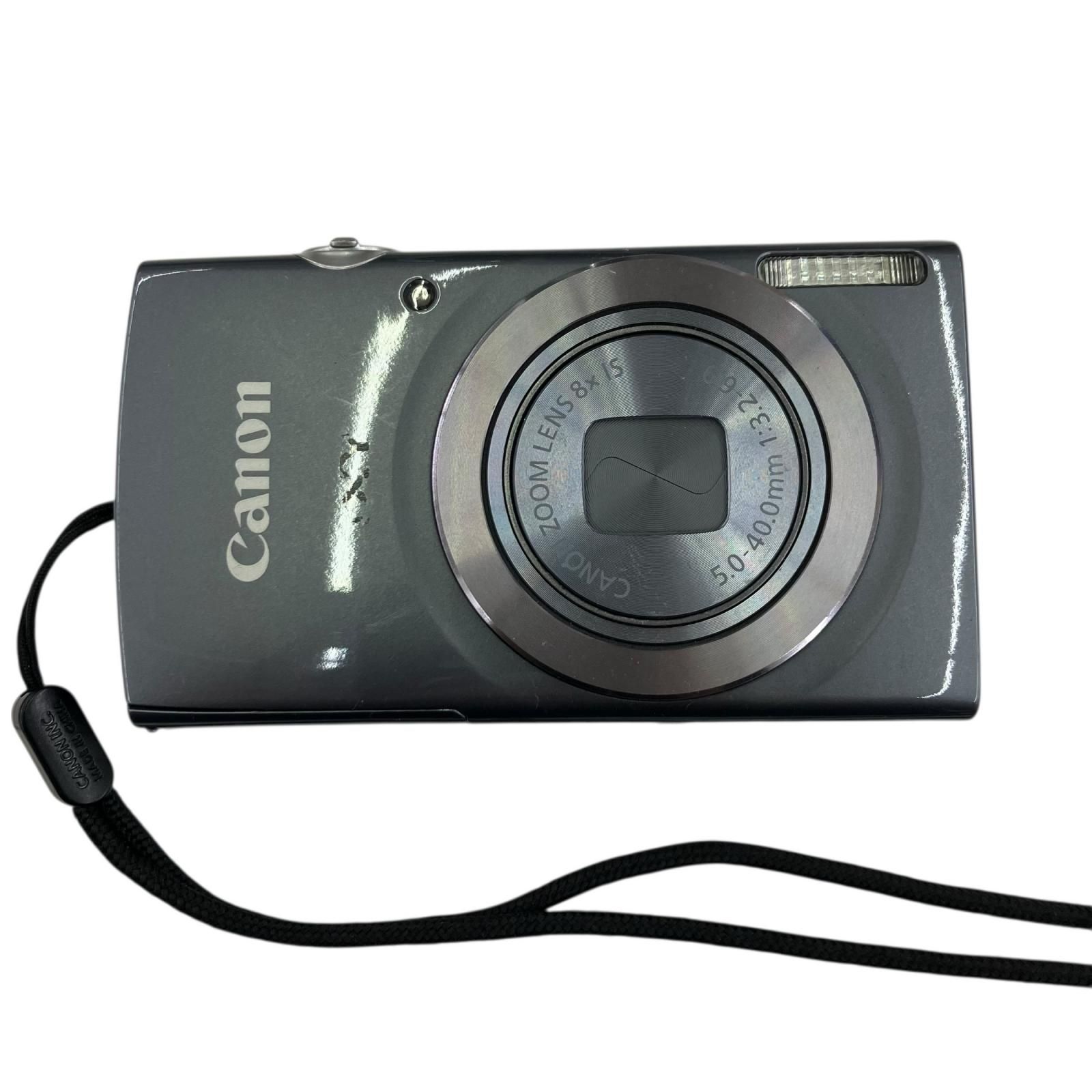 118011 動作確認済み canon キャノン デジカメ IXY160 PC2196 グレー