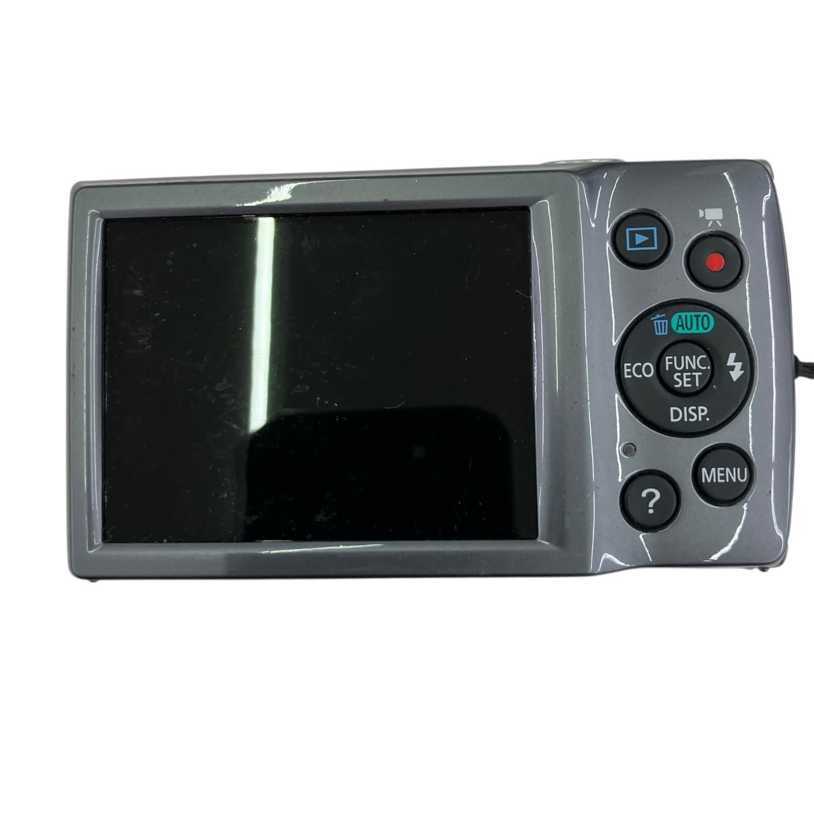 118011 動作確認済み canon キャノン デジカメ IXY160 PC2196 グレー