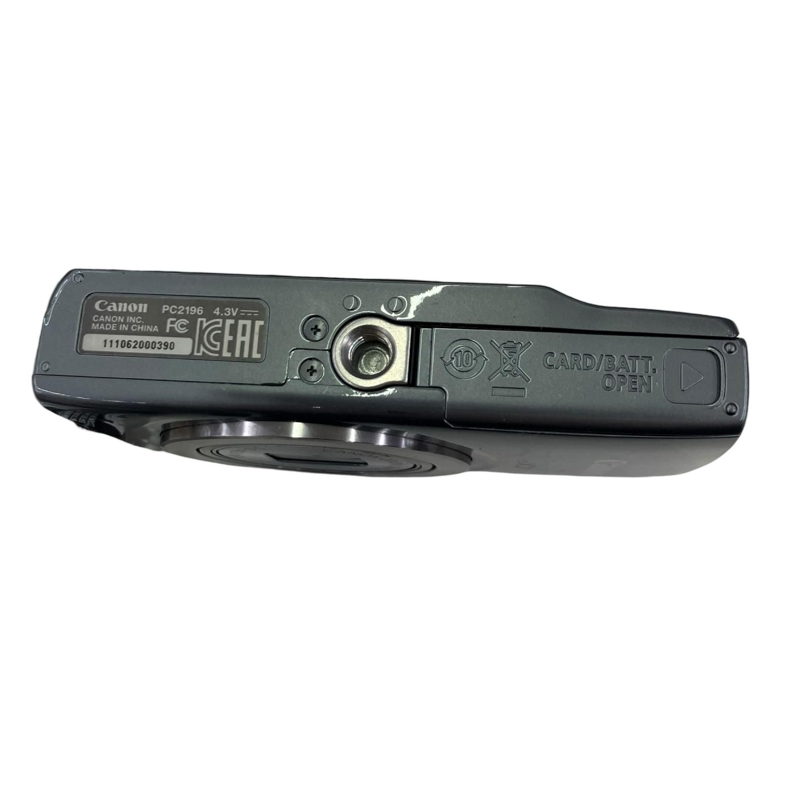 118011 動作確認済み canon キャノン デジカメ IXY160 PC2196 グレー