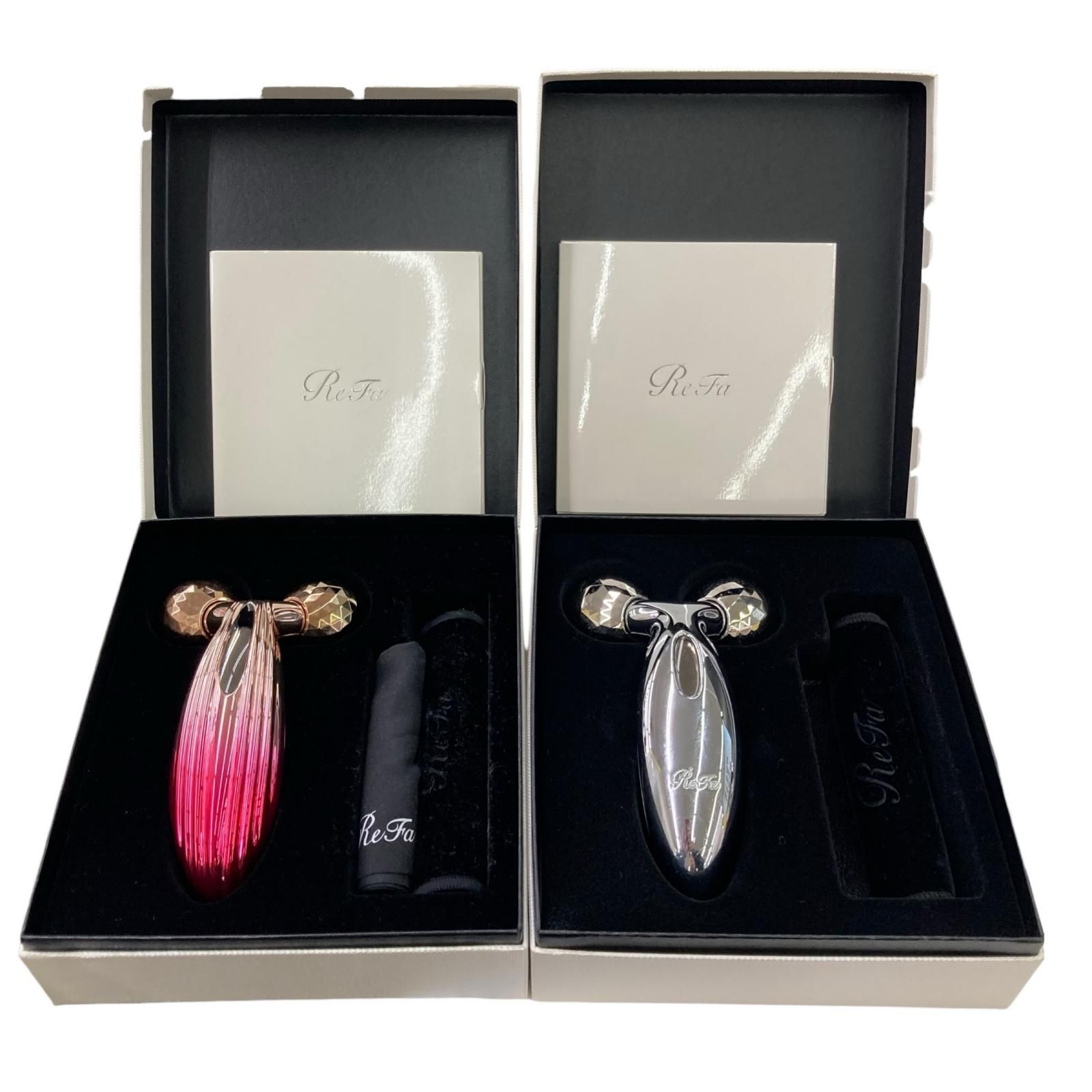 【8点】ReFaリファ 美容ローラー セット販売 まとめ売り 186000 現状品 ReFa リファ 美顔ローラー まとめ レッド リファ