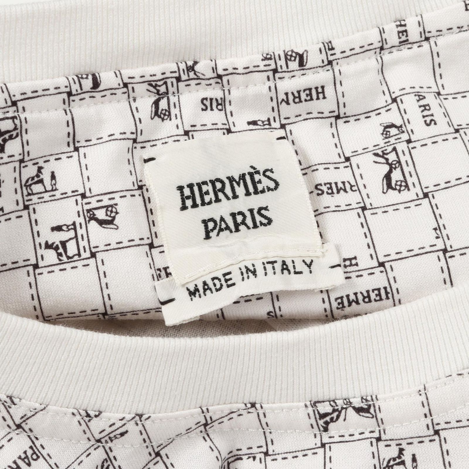 HERMES エルメス カットソー BOLDUC AU CARRE ボルデュック チェック HERMES - エルメス HERMES BOLDUC AU CARRE ボルデュック チェック