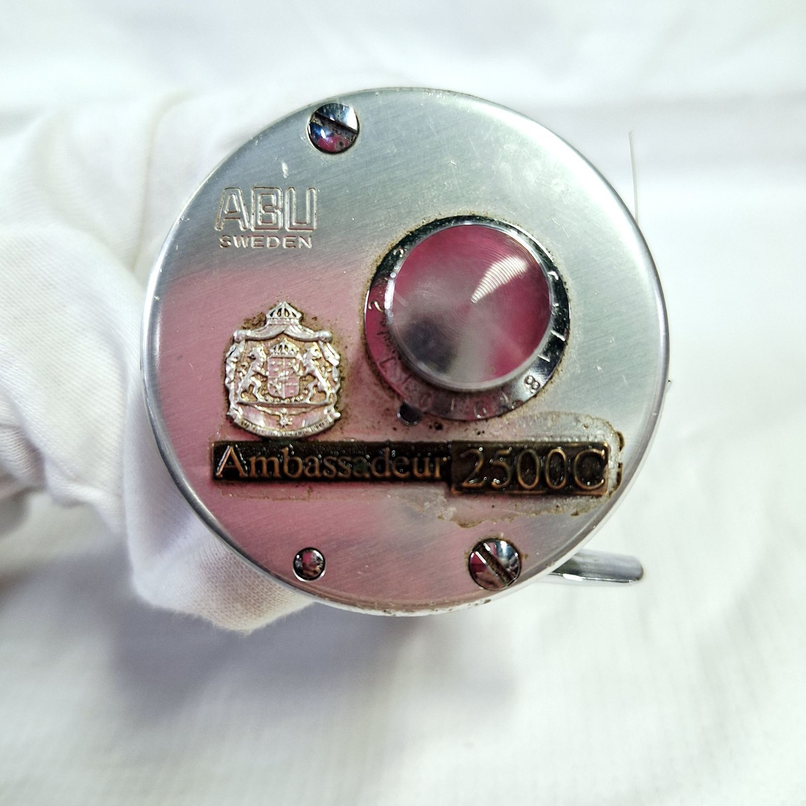 希少】アブガルシア アンバサダー 2500C ブロンズプレート 中古 ベイト