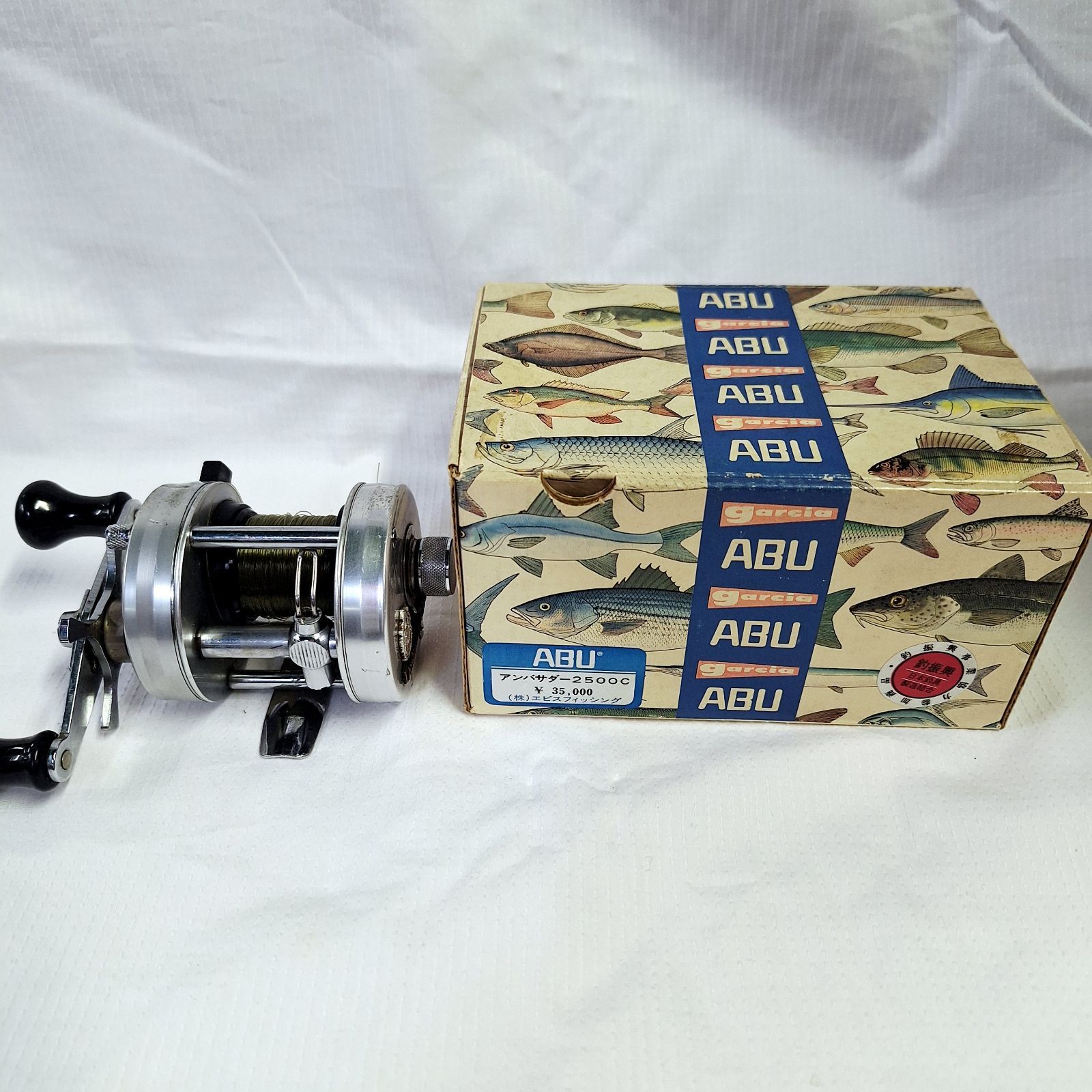 希少】アブガルシア アンバサダー 2500C ブロンズプレート 中古 ベイト