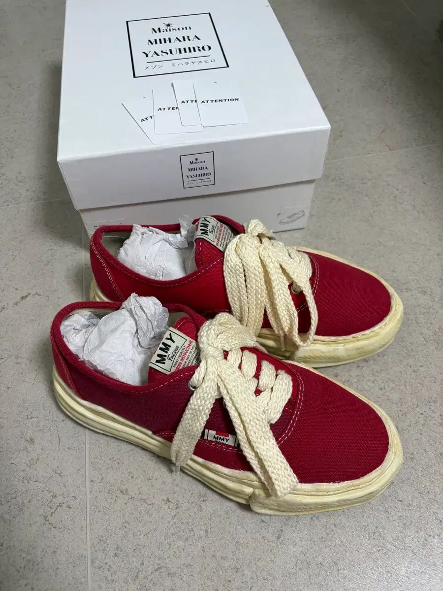 42 Maison MIHARA YASUHIRO メゾンミハラヤスヒロ ベイカー レッド