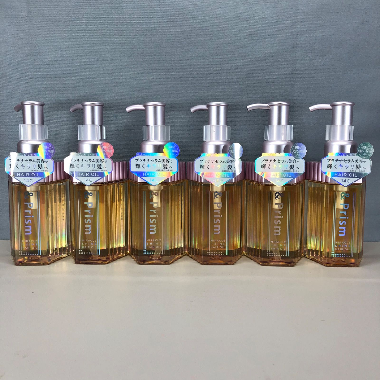 6本セット】アンドプリズム &Prism ミラクル シャイン ヘアオイル