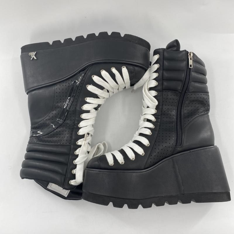 中古】YELLO ASTRONAVE SHORT BOOTS ブーツ XL ブラック [10] - メルカリ