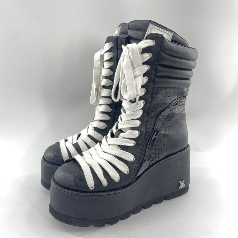 靴 YELLO ASTRONAVE SHORT BOOTS 中古】YELLO ASTRONAVE SHORT BOOTS ブーツ XL ブラック [10] - メルカリ