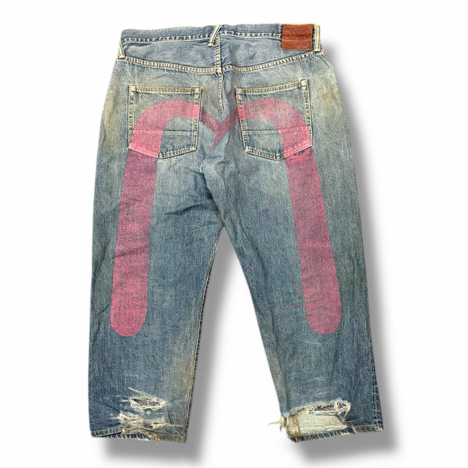 EVISU Daicock Print Baggy Jeans プリントバギージーンズ デニム