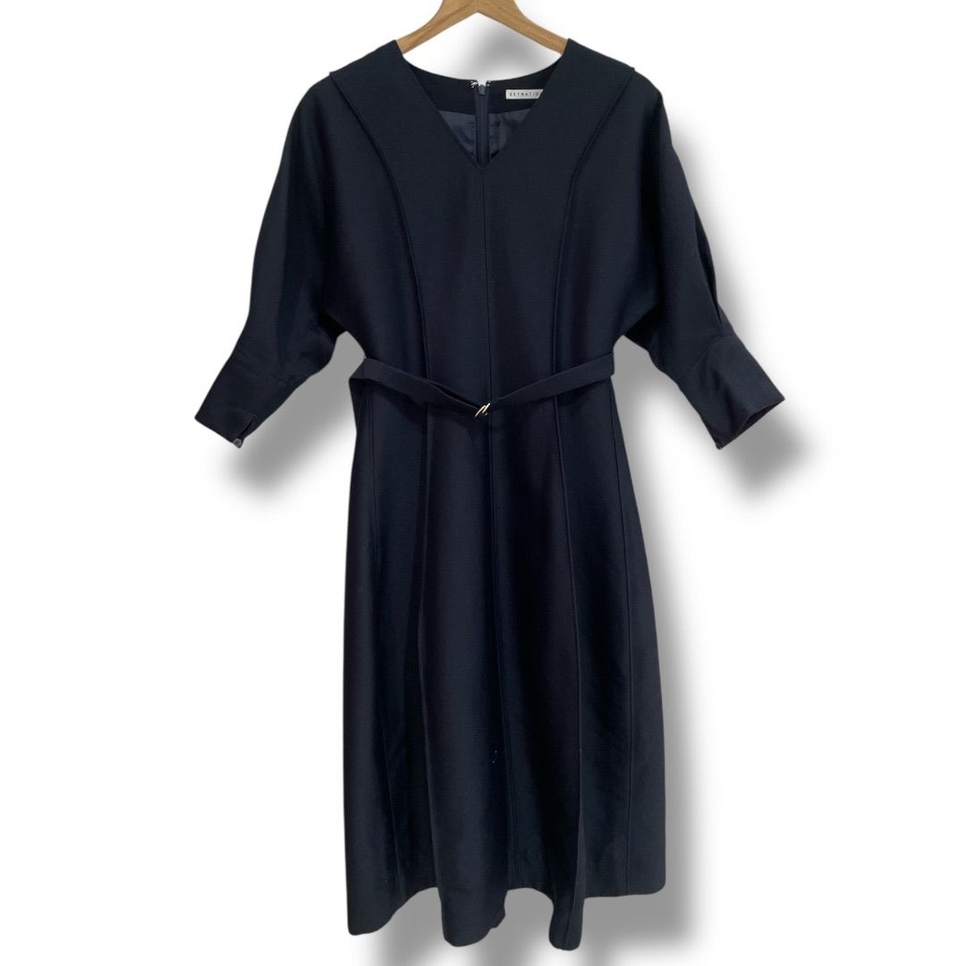 ESTNATION エストネーション ダブルクロスVネックワンピース 22-109-11