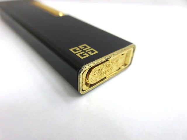 ジバンシィ GIVENCHY ライター 9000 ローラー ブラック×ゴールドカラー