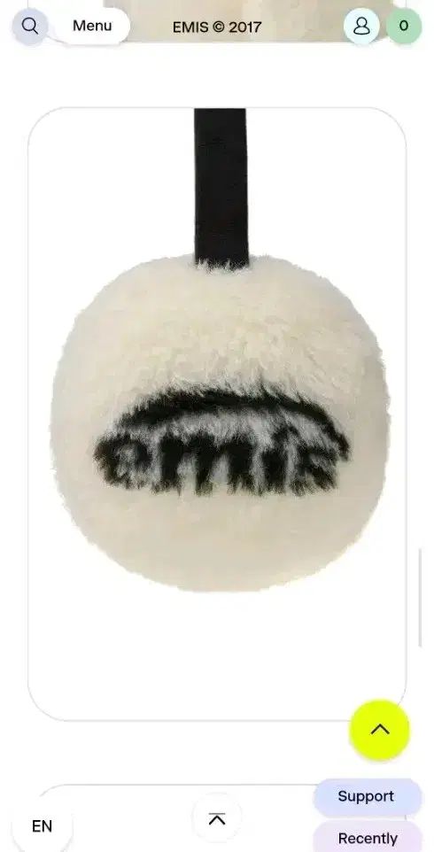 emis エミス ファー イヤマフ LOGO JACQUARD EAR MUFF - メルカリ