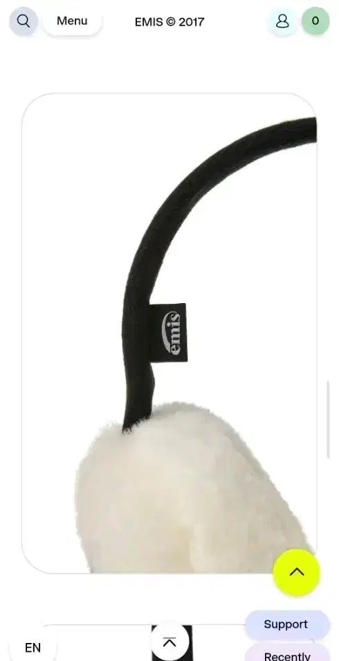 emis エミス ファー イヤマフ LOGO JACQUARD EAR MUFF - メルカリ