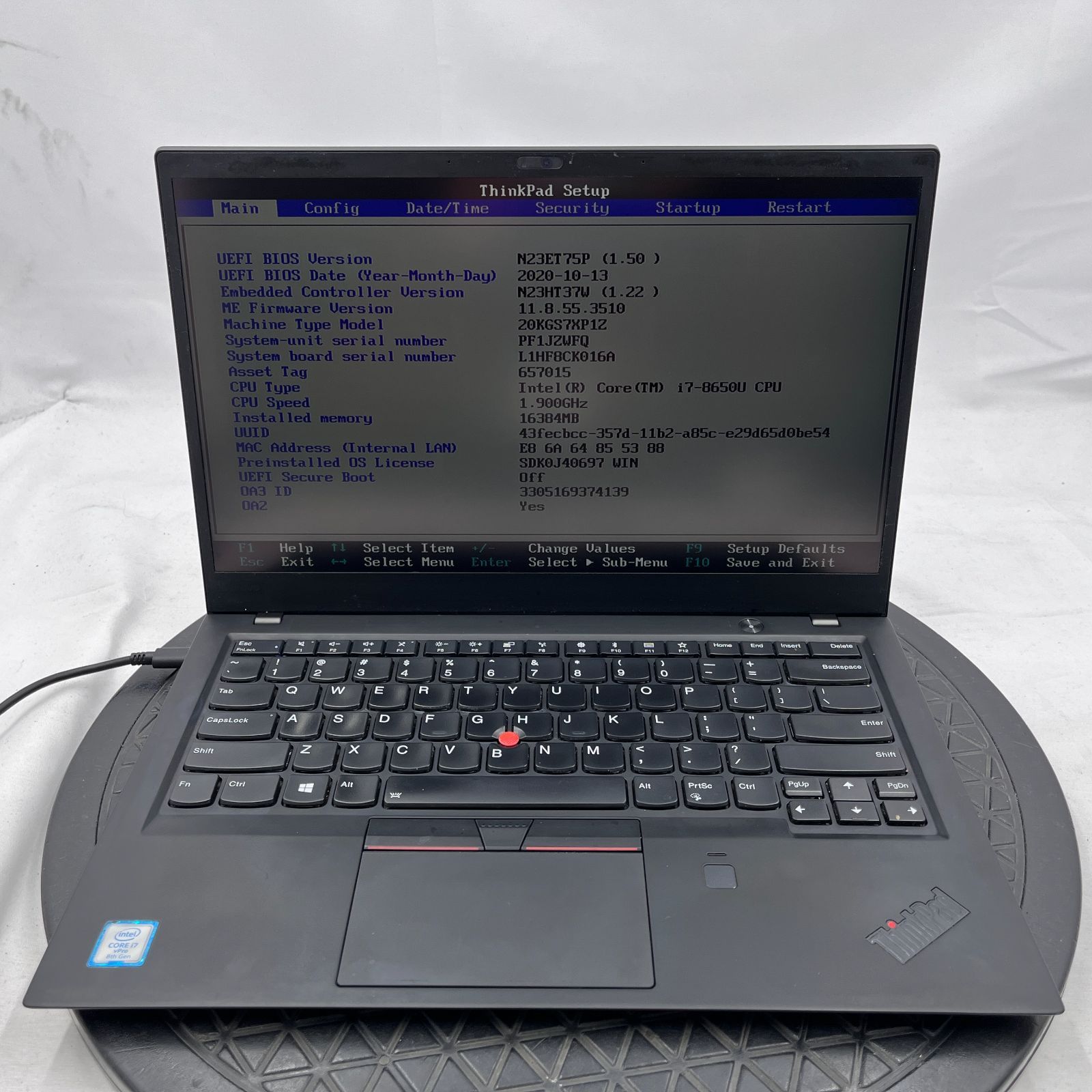Lenovo ThinkPad X1 Carbon ジャンク　動作未確ACなし Lenovo ThinkPad X1 Carbon ジャンク 動作未確ACなし 2025年最新