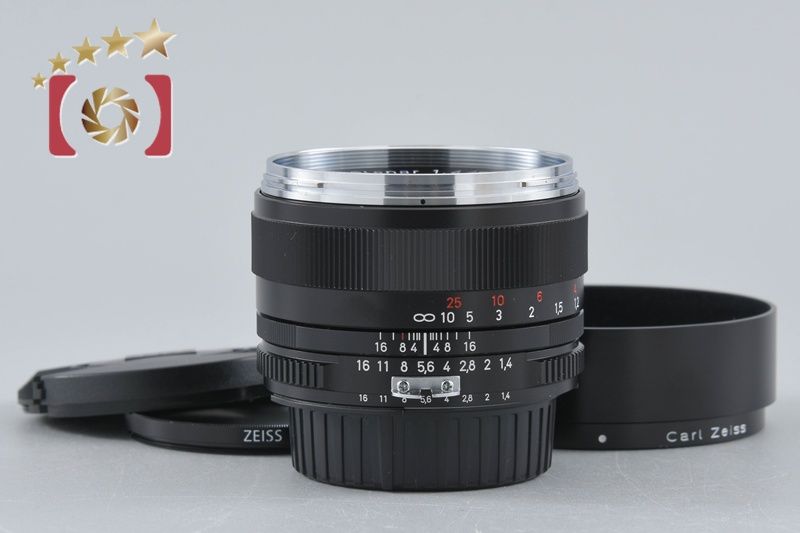 中古】Carl Zeiss カールツァイス Planar 50mm f/1.4 ZF T* ニコン用