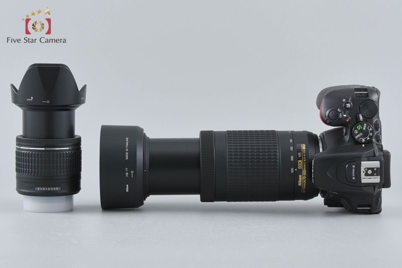 中古】Nikon ニコン D5600 ダブルズームキット シャッター回数僅少