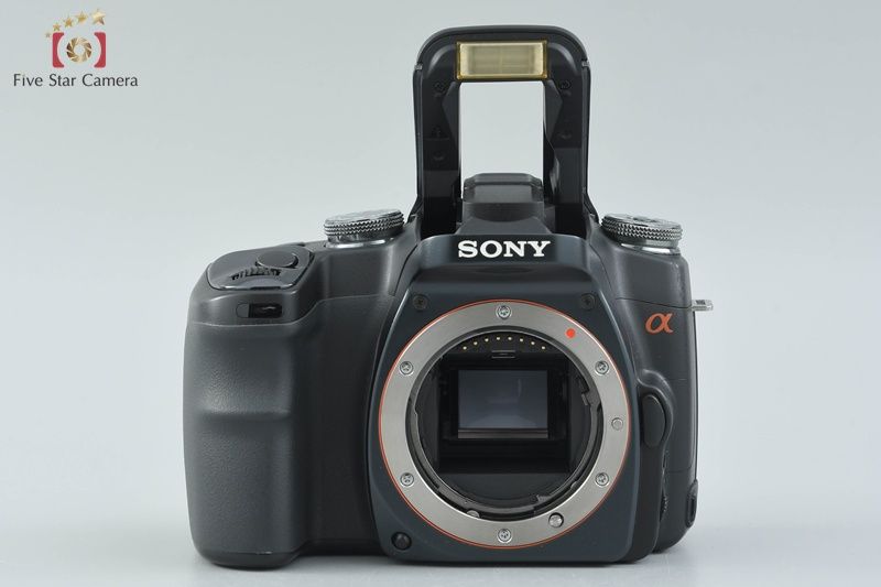 中古】SONY ソニー α100 DSLR-A100 ズームレンズキット ブラック