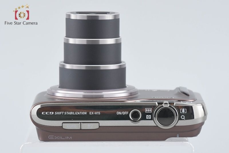 中古】Casio カシオ EXILIM EX-H15 ブラウン コンパクトデジタルカメラ