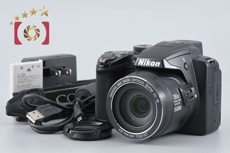 中古】Nikon ニコン COOLPIX P500 ブラック コンパクトデジタルカメラ
