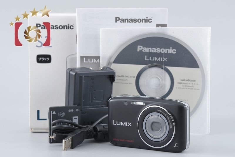 中古】Panasonic パナソニック LUMIX DMC-S2 ブラック コンパクト