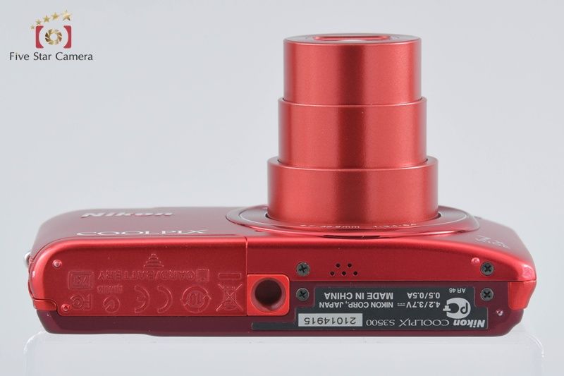 中古】Nikon ニコン COOLPIX S3500 ラズベリーレッド コンパクト