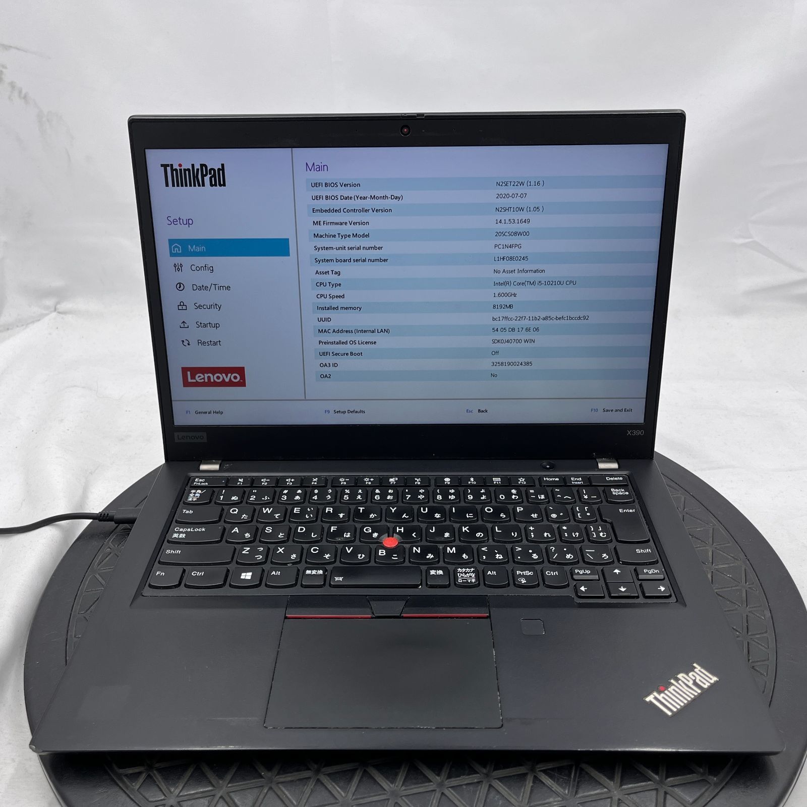 【ジャンク】Lenovo ThinkPad X390 ノートパソコン ThinkPad X ノートパソコン lenovo X390 中古 2017年モデル Windows11