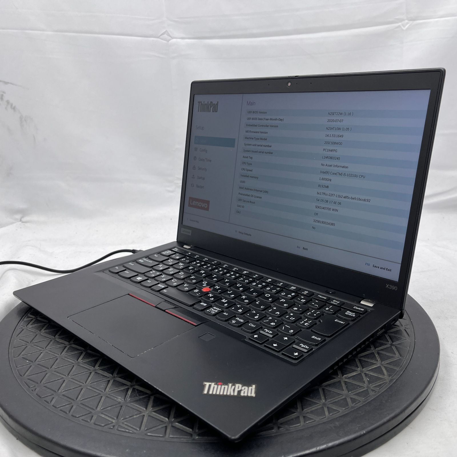 【ジャンク】Lenovo ThinkPad X390 ノートパソコン またまたジャンクなThinkPadを拾ってきた（X390編）｜たくえぬ