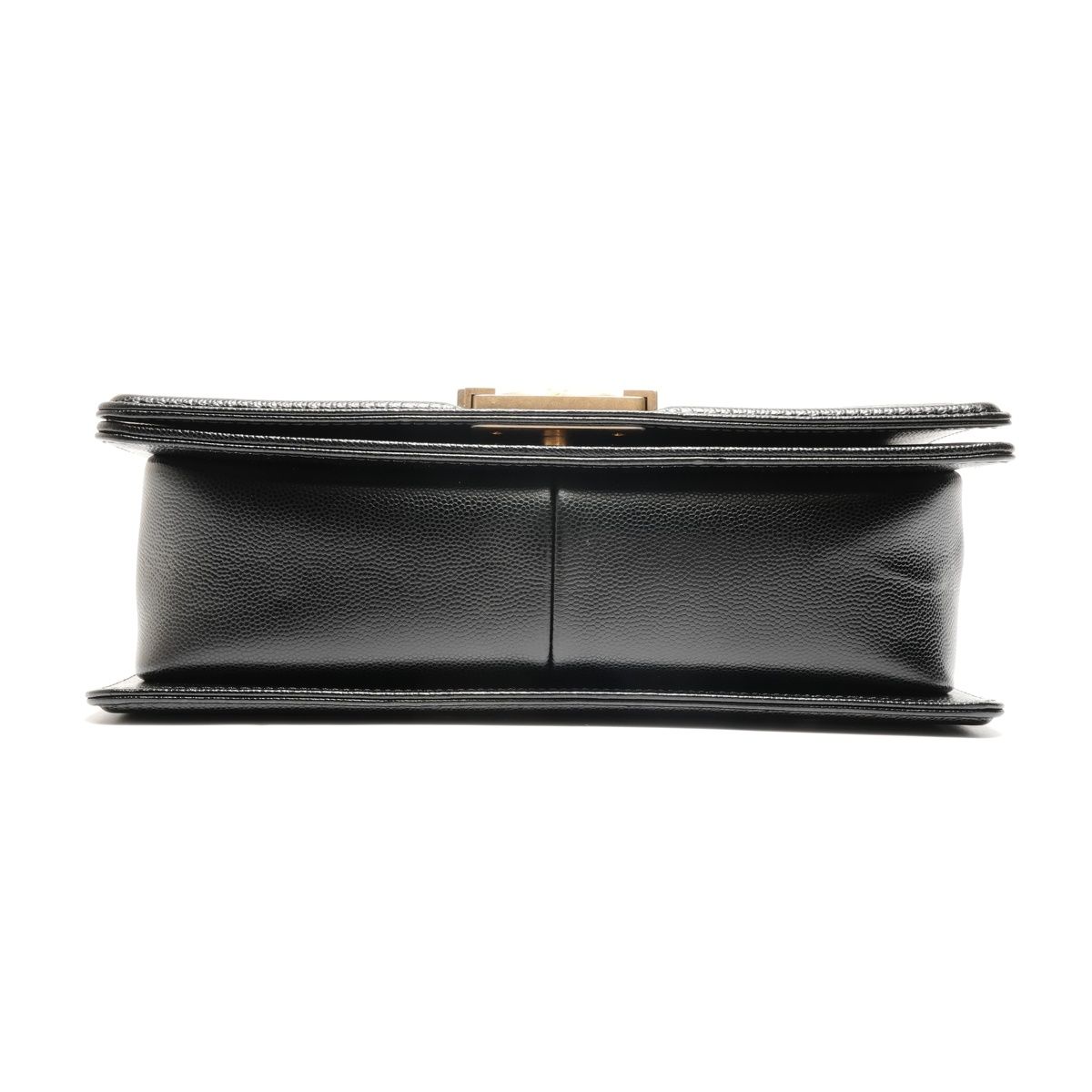 CHANEL シャネル ショルダーバッグ 27番台 2019 キャビアスキン ボーイ 