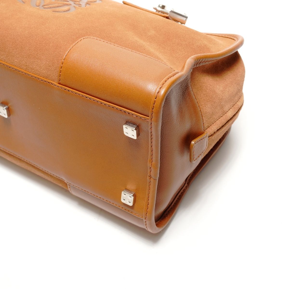 LOEWE ロエベ ハンドバッグ アマソナ 28 スエード【中古】 - メルカリ