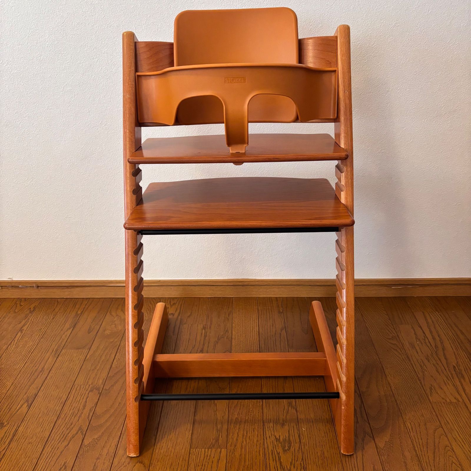 ストッケ トリップ トラップ ベビーチェア+ベビーセット チェリー S/N