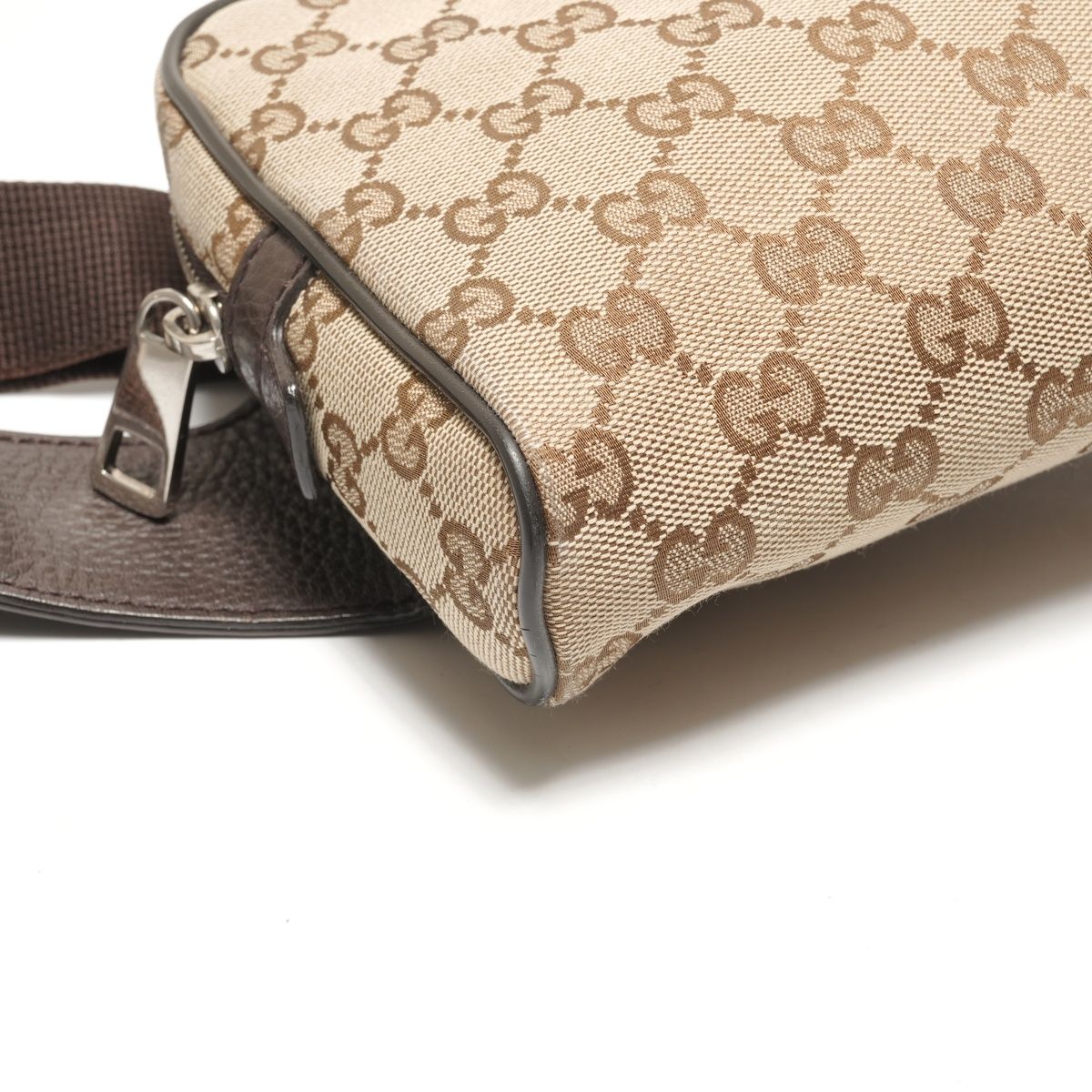 GUCCI グッチ ショルダーバッグ GGキャンバス 449174 ベルトバッグ