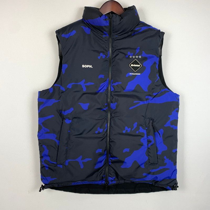 中古品】F.C.R.B. エフシーアールビー REVERSIBLE DOWN VEST FCRB