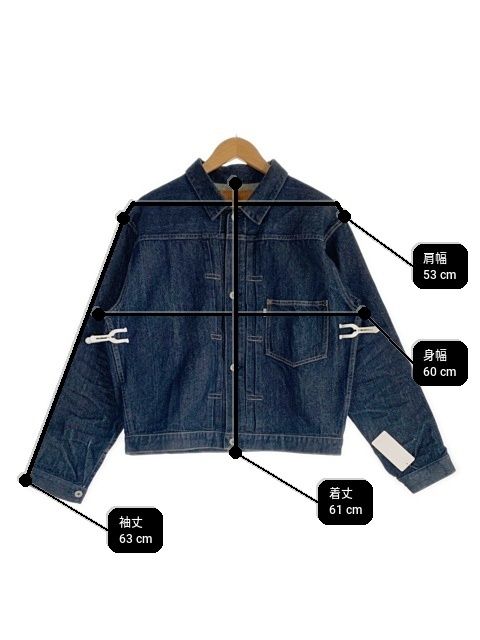 中古】BACKERS ﾊﾞｯｶｰｽﾞ 106XX ﾃﾞﾆﾑｼﾞｬｹｯﾄ ｲﾝﾃﾞｨｺﾞ 42 33953993 - メルカリ