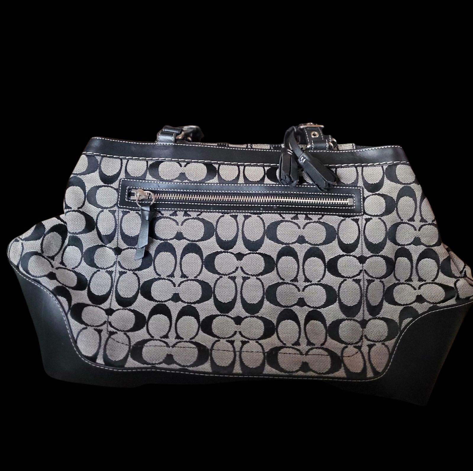 コーチ COACH キャンバス レザー i) シグネイチャー ショルダー 