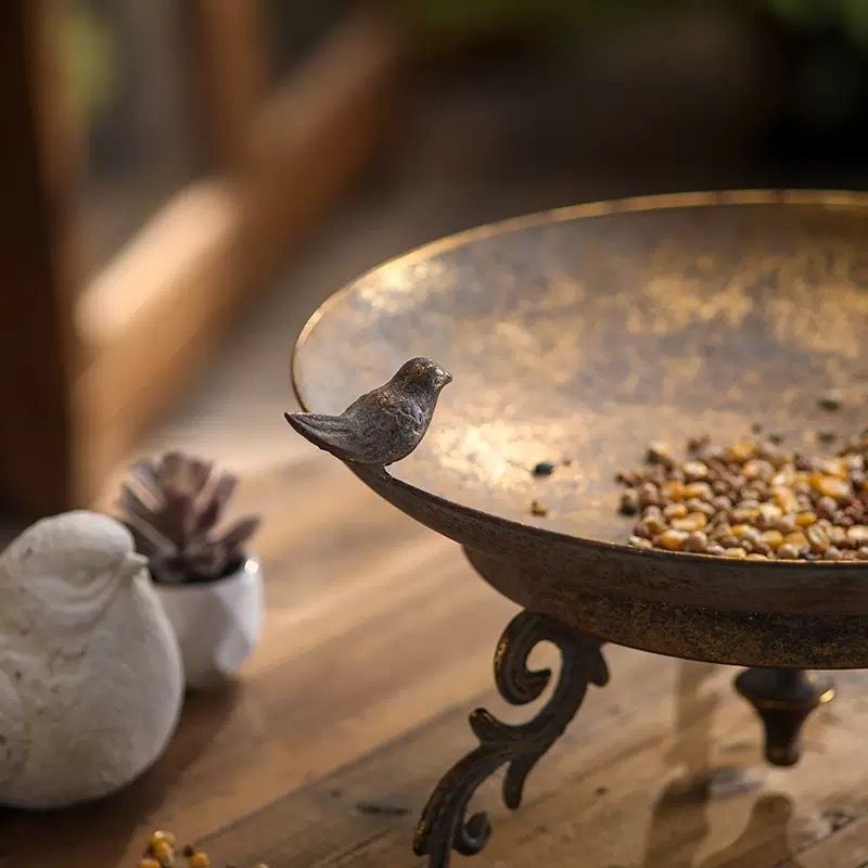 バードフィーダー 小物トレイ アンティーク調 ヴィンテージ調 レトロ