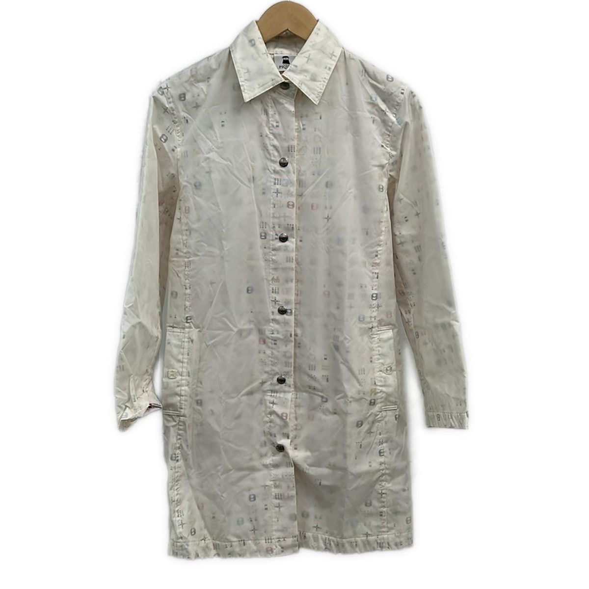 美品◆PICONE　コート（38）◆ PICONE(ピッコーネ) コート サイズ38 S レディース美品 - アイボリー