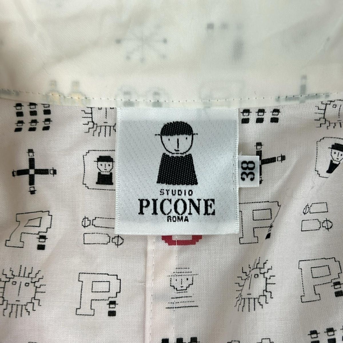 PICONE(ピッコーネ) コート サイズ38 S レディース美品 - アイボリー