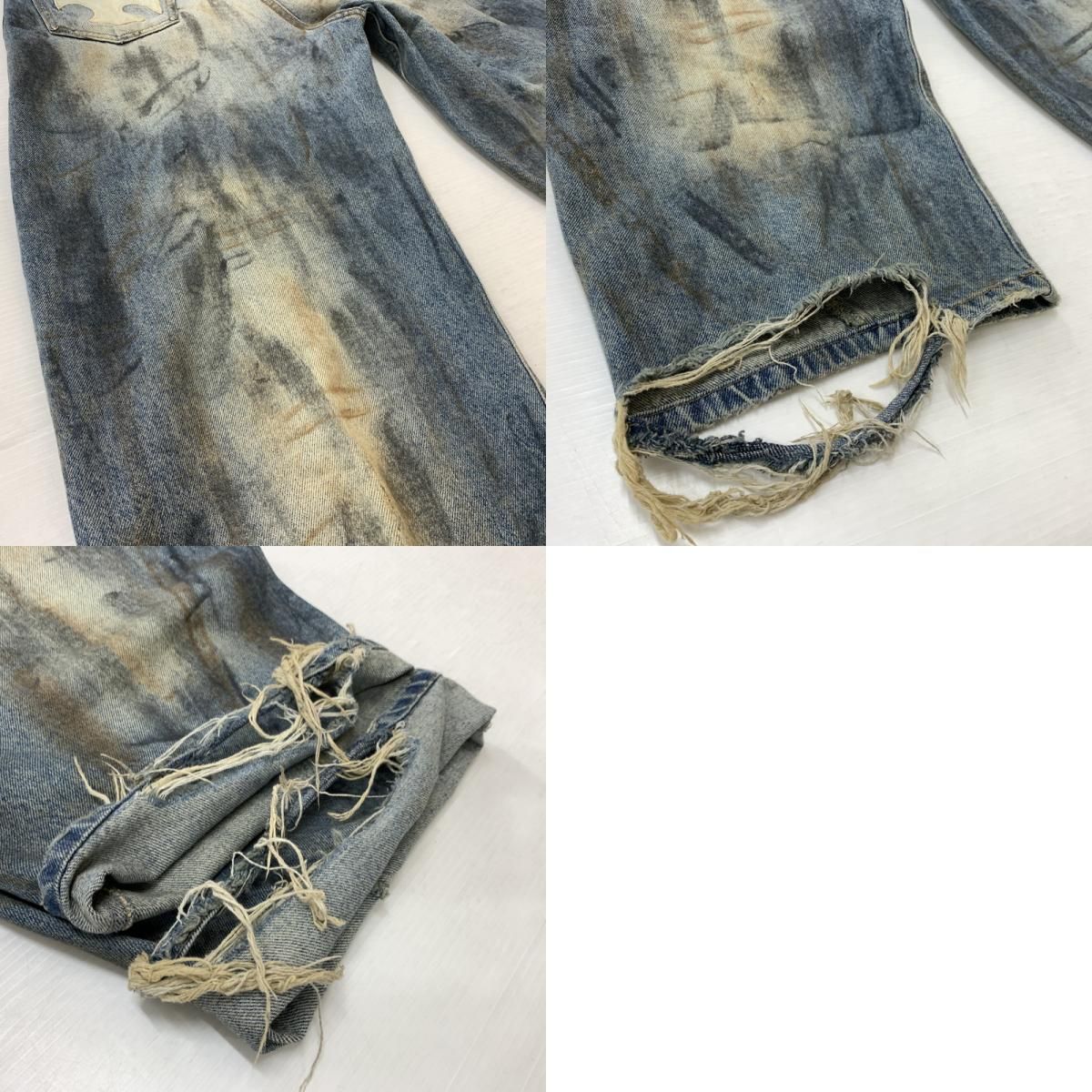 中古品】 SKOOT スクート MECHANIC DENIM PANTS メカニック デニム 