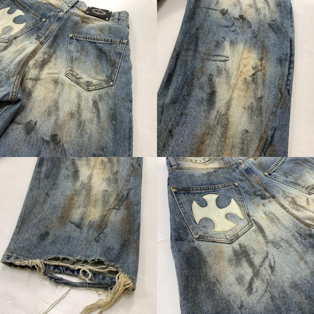 中古品】 SKOOT スクート MECHANIC DENIM PANTS メカニック デニム 
