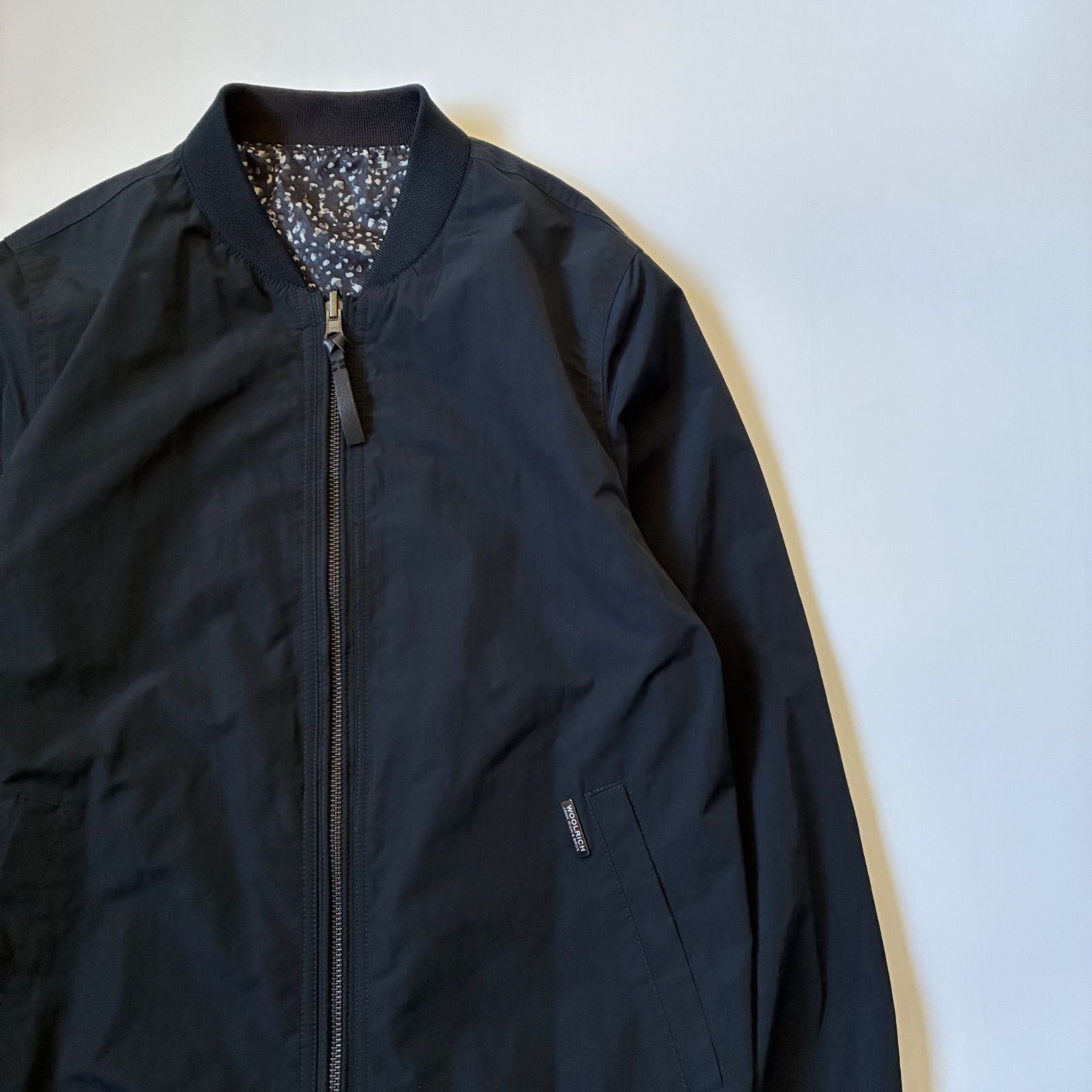 WOOLRICH / PRINTED CHARLOTTE BOMBER リバーシブル MA1 フライト 