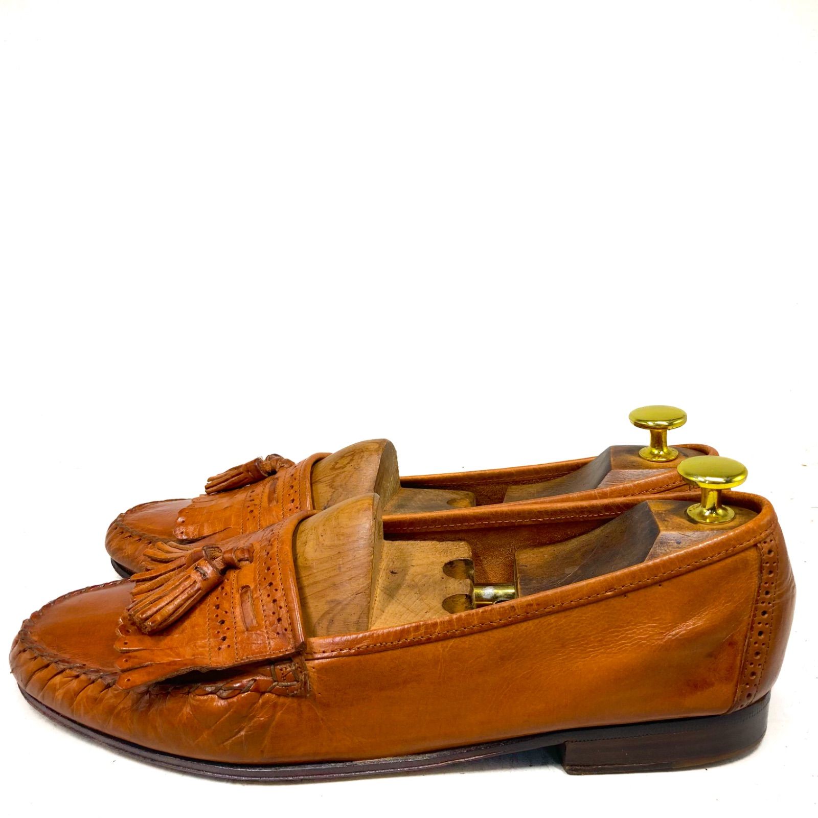 イタリア製】COLE HAAN コールハーン レザー キルトタッセルローファー