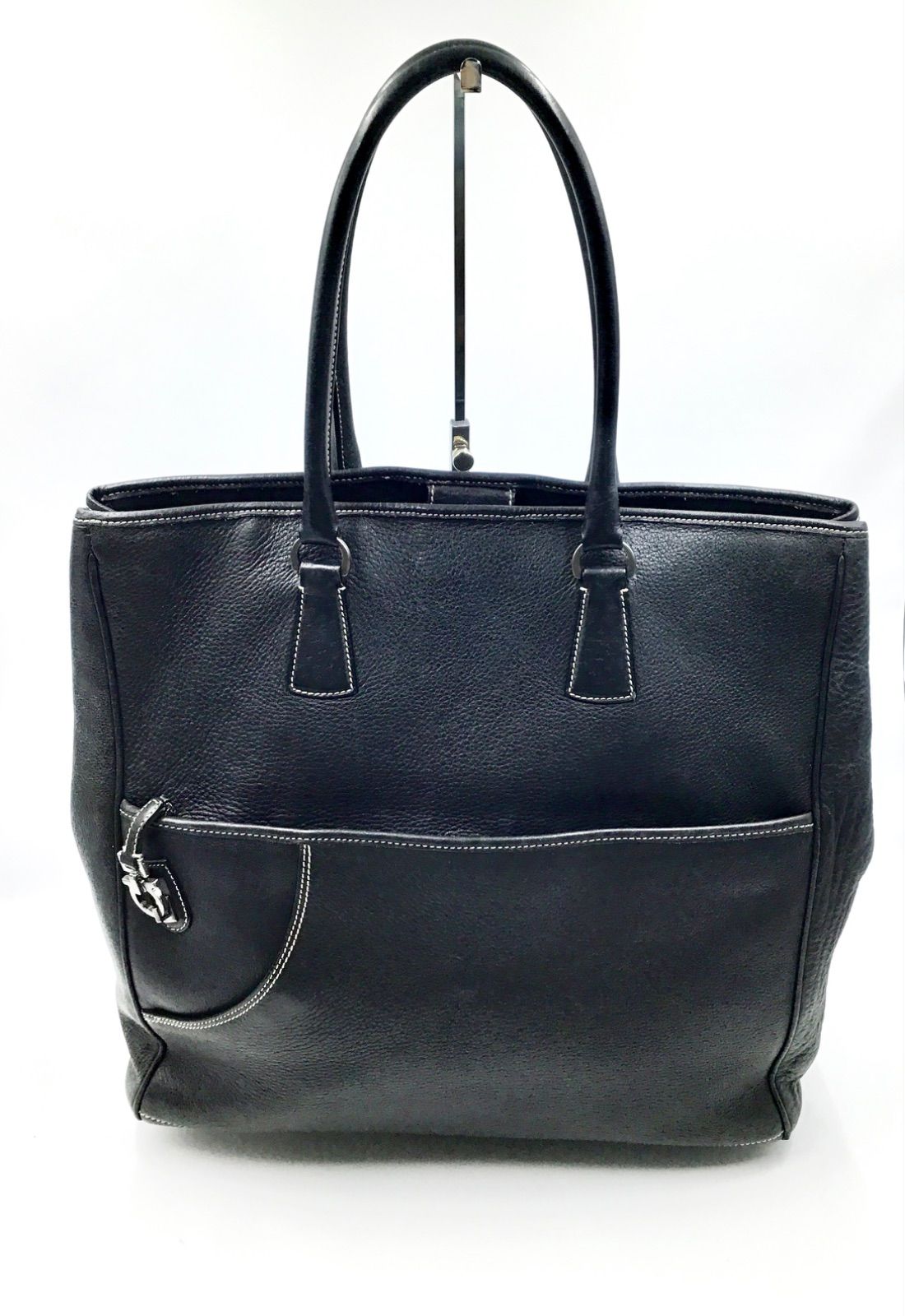 フェラガモ レザートートバッグ ブラック メンズ レディース 人気