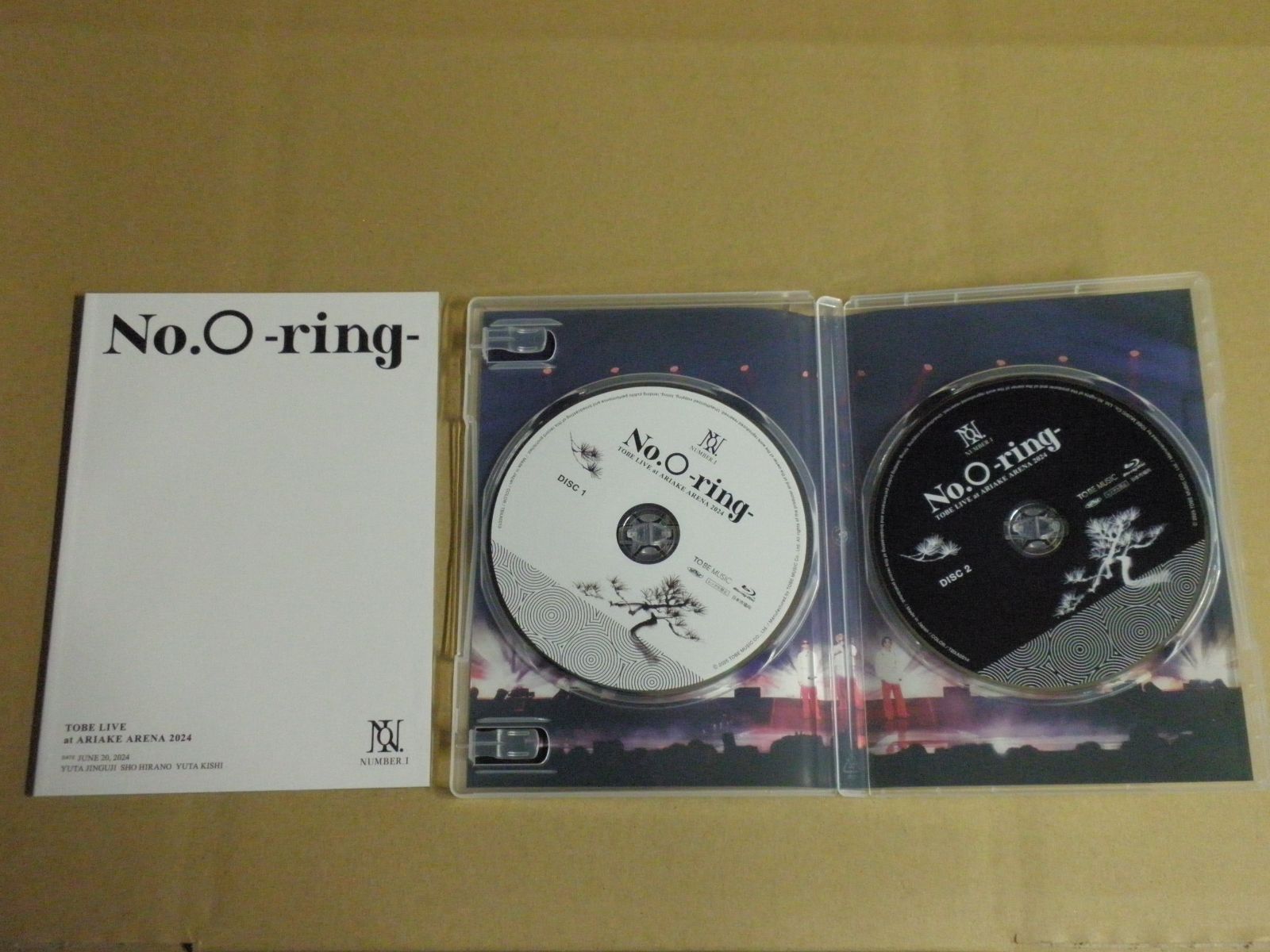 Blu-ray】Number_i / TOBE LIVE at ARIAKE ARENA 2024 No.O -ring