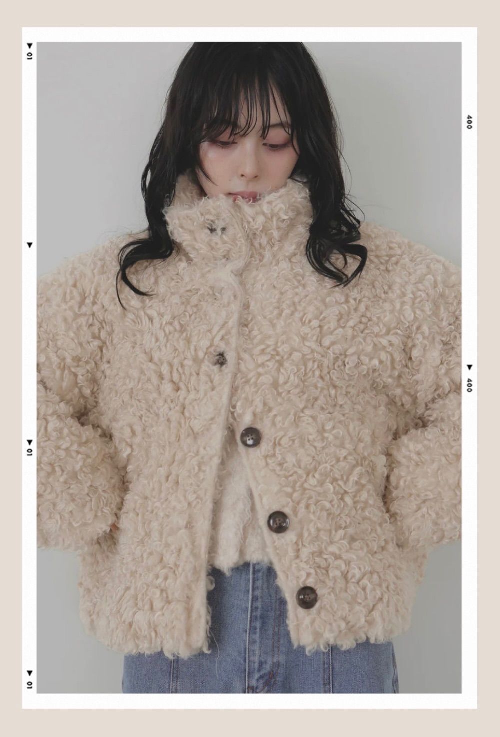 新品 プードルファーブルゾン esicaエシカ LIANリアン - メルカリ