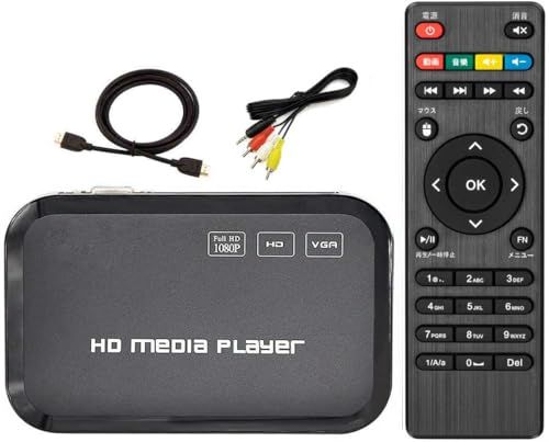 メディアプレーヤー 4k マルチメディアプレーヤー フルHDプレイヤー【H