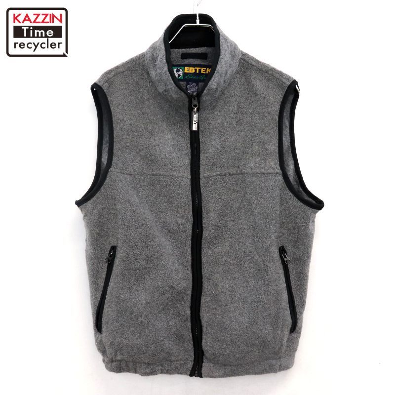90s vintage Eddie Bauer EBTEK フリース ベスト メンズ 表記Sサイズ
