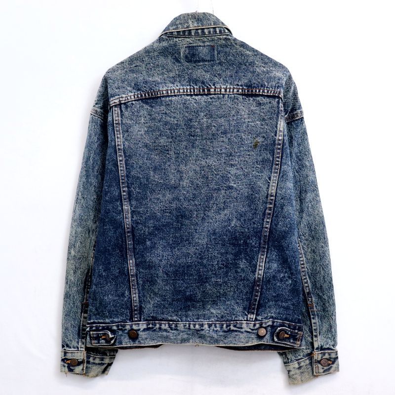 80s USA製 vintage Levi's 70507-0227 ケミカルウォッシュ デニム