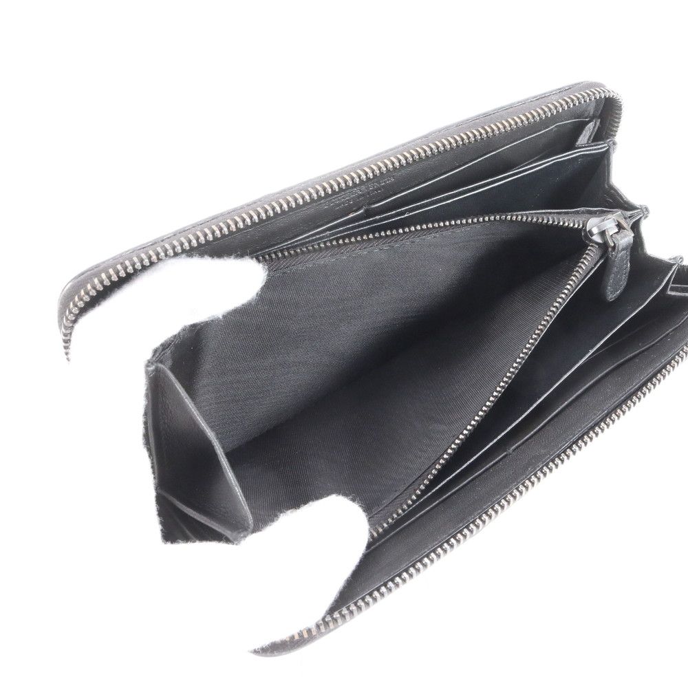 美品 ボッテガヴェネタ イントレチャート 編みこみ パイソン レザー 長