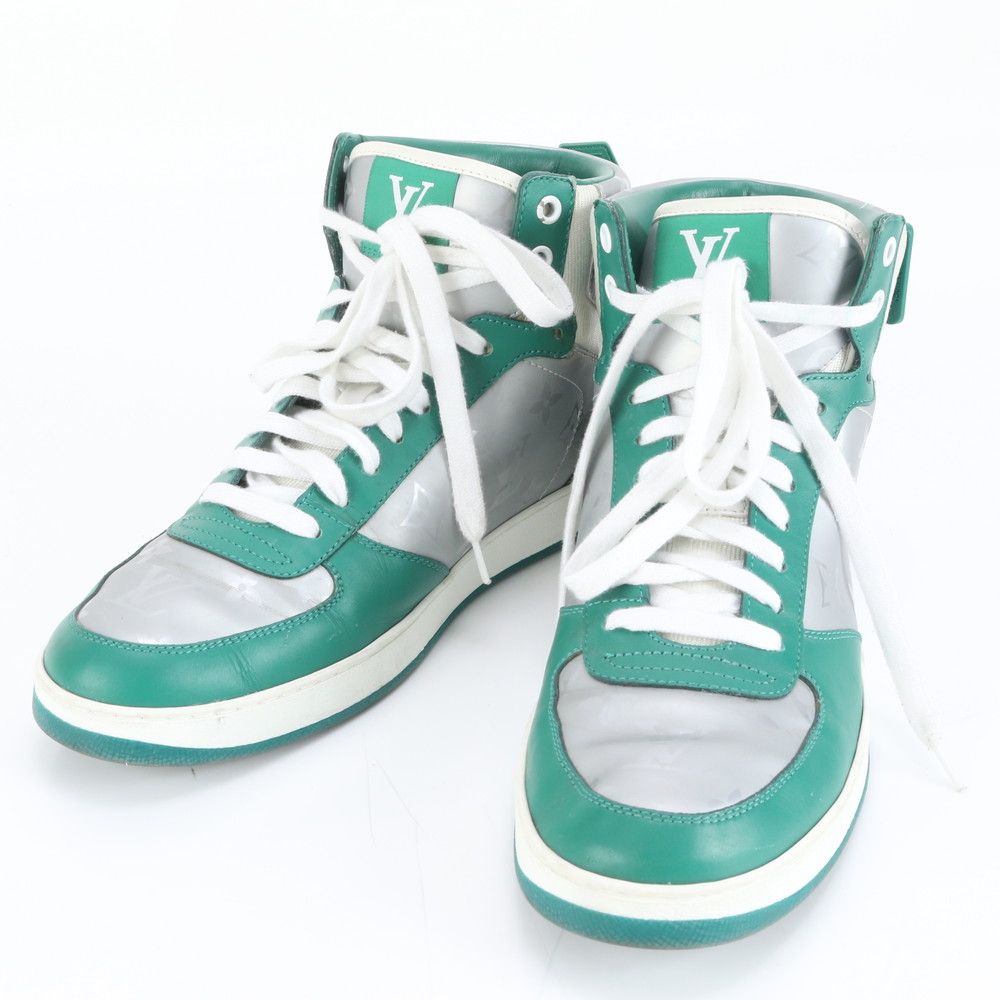 美品 ルイヴィトン モノグラム リヴォリライン ハイカット スニーカー