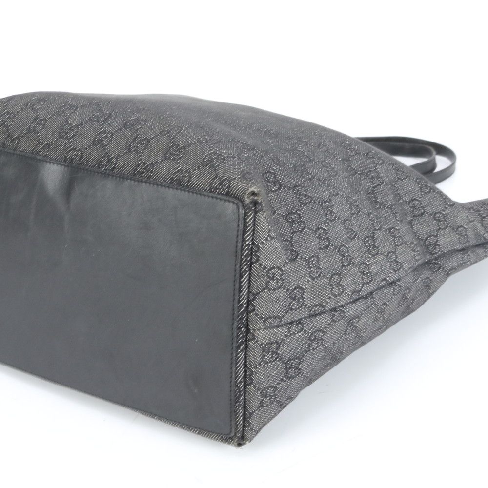 美品 グッチ GG キャンバス 31242 レザー トート バッグ 肩掛け