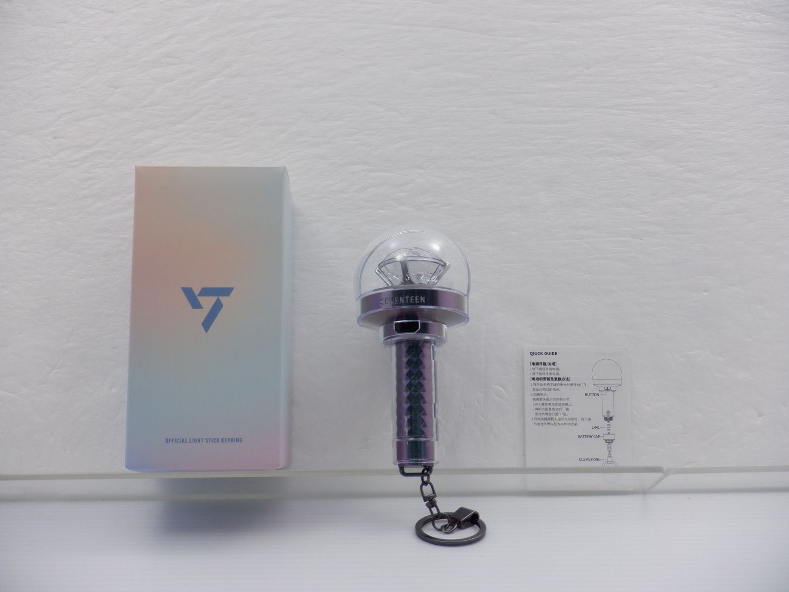 SEVENTEEN セブチ ペンライト アクセサリー キーリングセット SEVENTEEN OFFICIAL LIGHT STICK KEYRING ペンライトキーリング セブチ